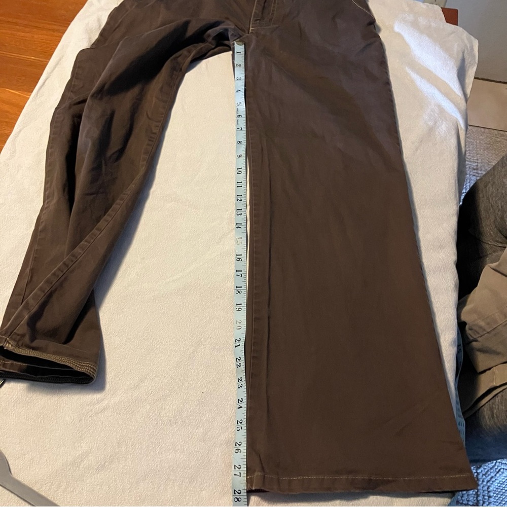 Old Navy vintage brown pants Y2K low rise flare 2 short - Picture 13 of 14